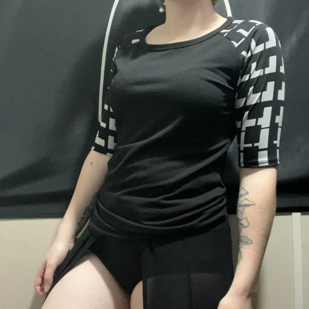 super adorable gothic top